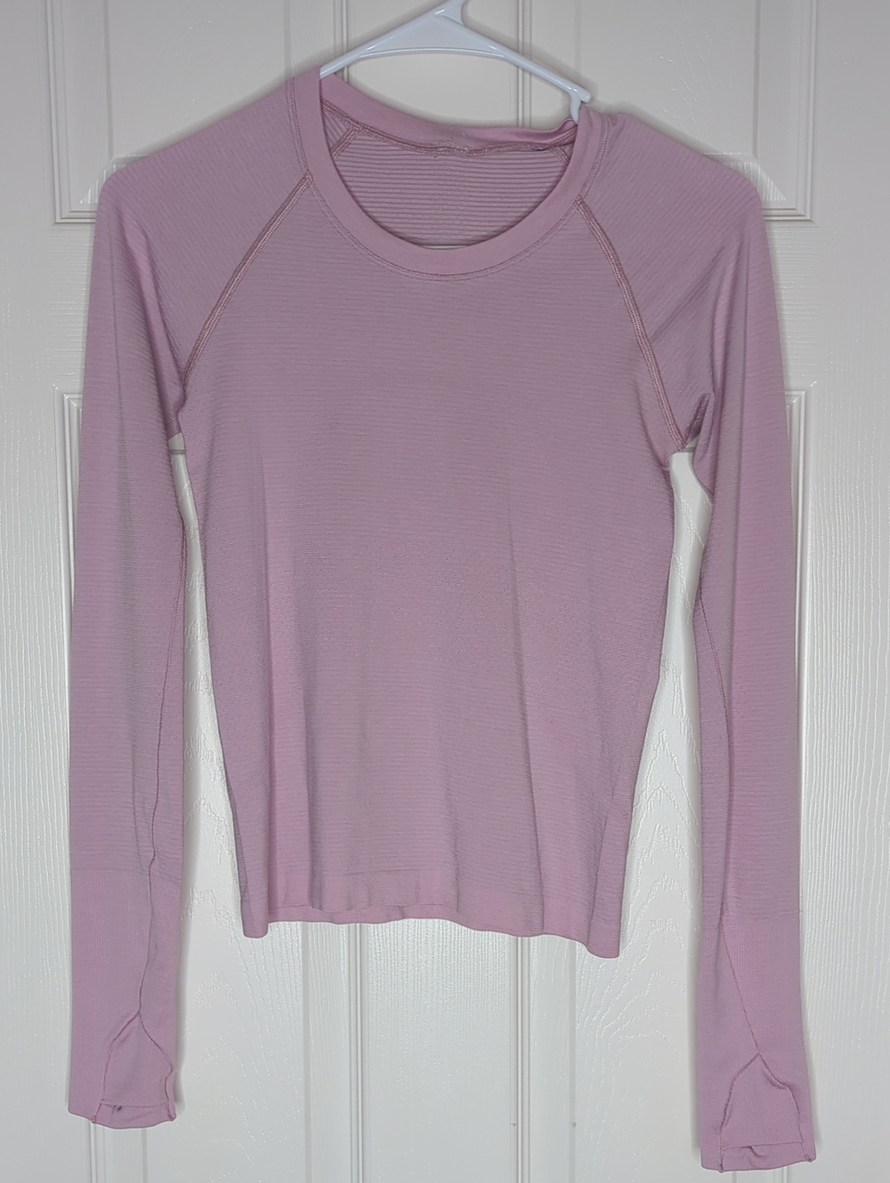 Lululemon Swiftly Tech Long Sleeve Shirt 2.0 Race Length Pink Peony